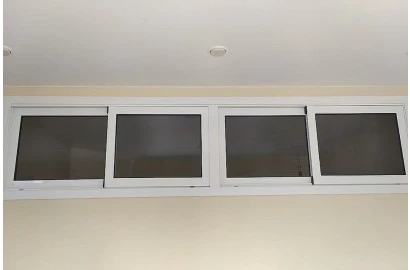 Алюминиевое окно с ламинацией белого цвета - фото - 3